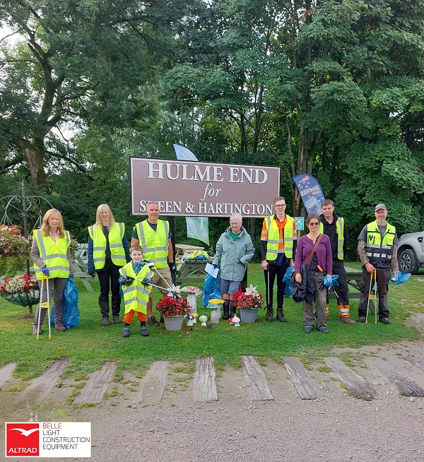 Altrad Belle has been out in force with the local community of Hulme End